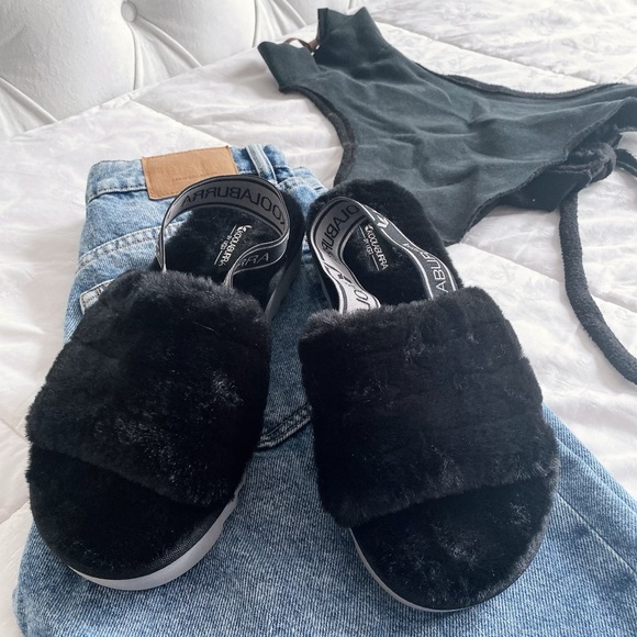 Koolaburra by UGG faux fur slides - Picture 13 of 13